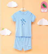 Bộ quần áo sơ sinh cộc tay cài vai Lotus Uala UR2213 (nhiều màu)